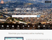 Tablet Screenshot of hondurasyp.com